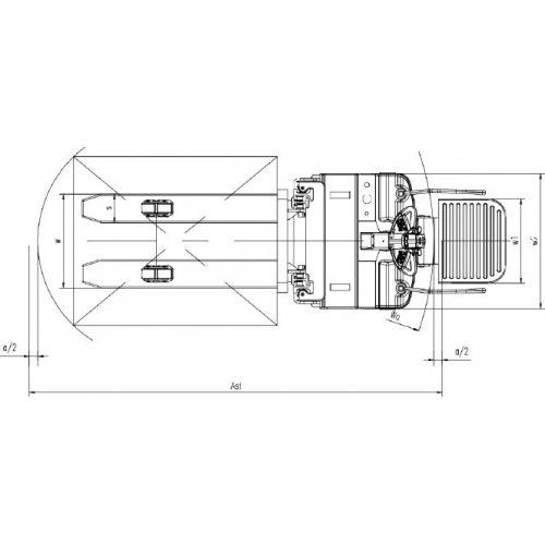 Штабелер самоходный 2,0 т 5,5 м TOR ES20T4 Li-ion 24/200 В/Ач ЭУР, Curtis, H-мачта (с платформой)
