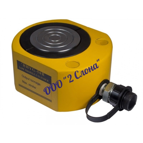 Домкрат гидравлический телескопический низкий TOR HHYG-50D (ДТ50Г66) 50 т, 3ур