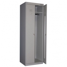 Металлический шкаф для одежды стандартный с усиленной конструкцией ТМ 12-60